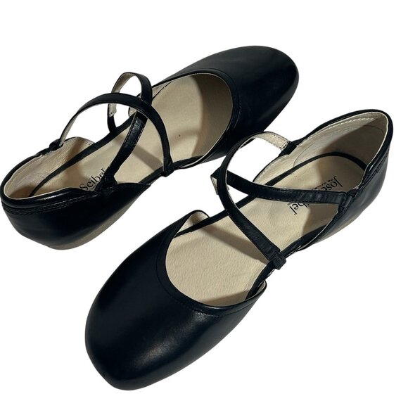 Josef Seibel Women’s 41 Fiona Shoes Size 9.5 Black Leather Ballerina Pump - Picture 16 of 16